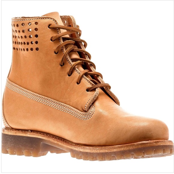timberland perforated boots